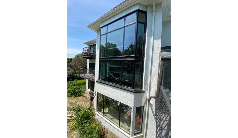 converting window to operational door